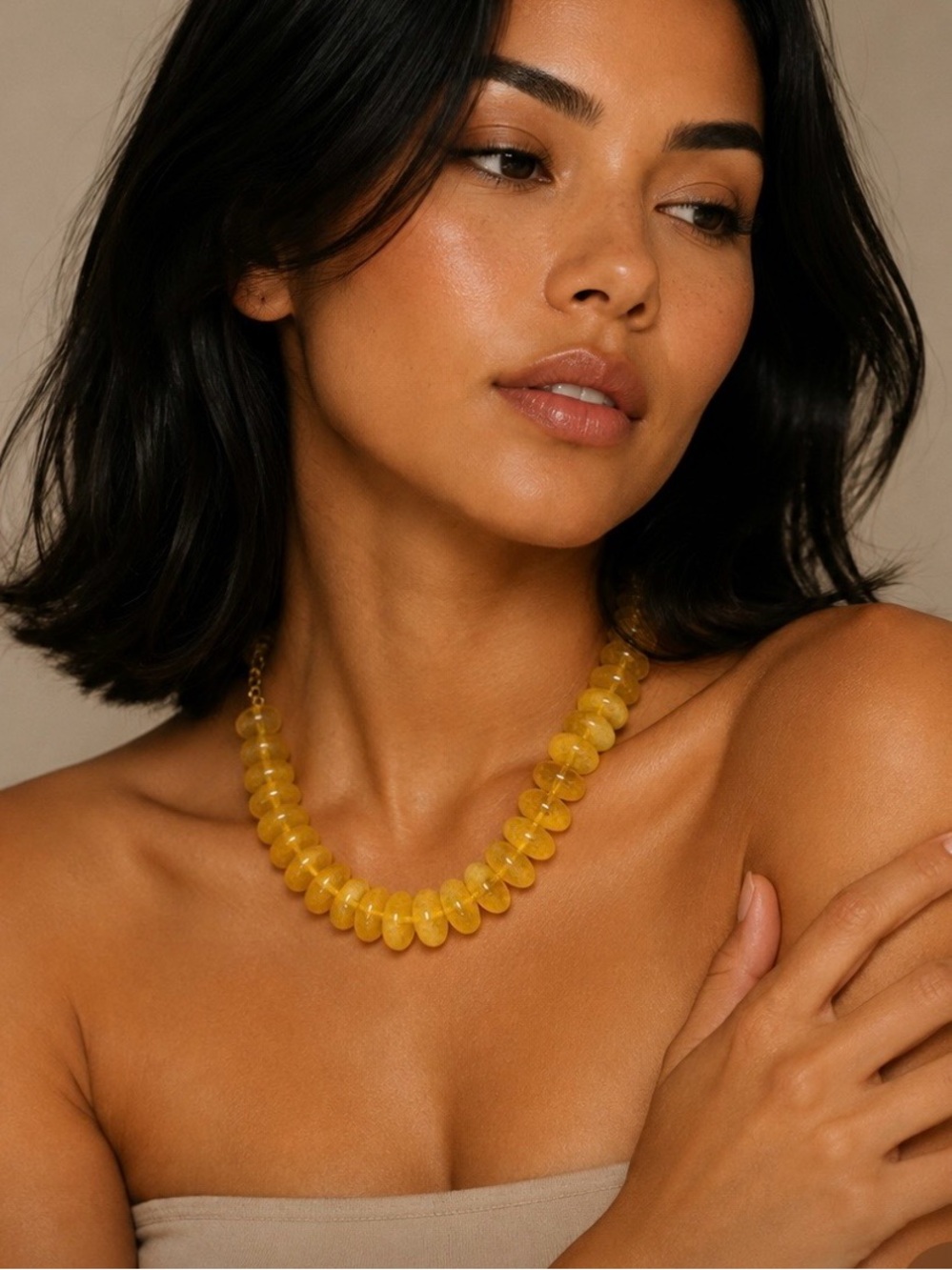 Semi Precious Necklace Adventurine